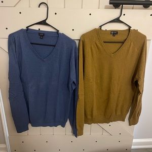 2 J.Crew Large Mens Sweaters